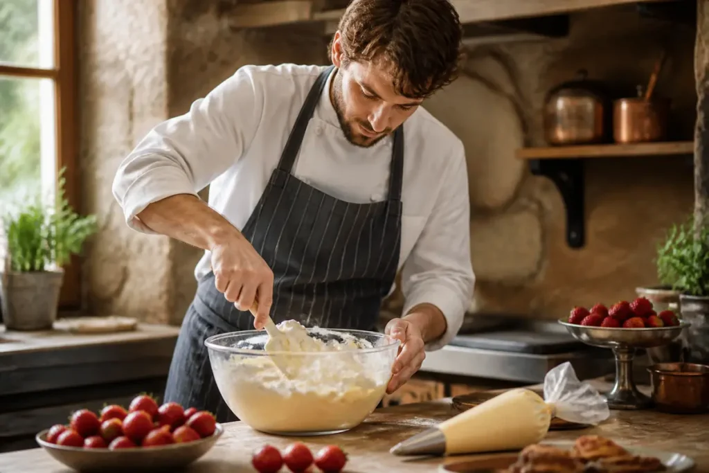 Comment s’appelle le mélange crème pâtissière et chantilly ?