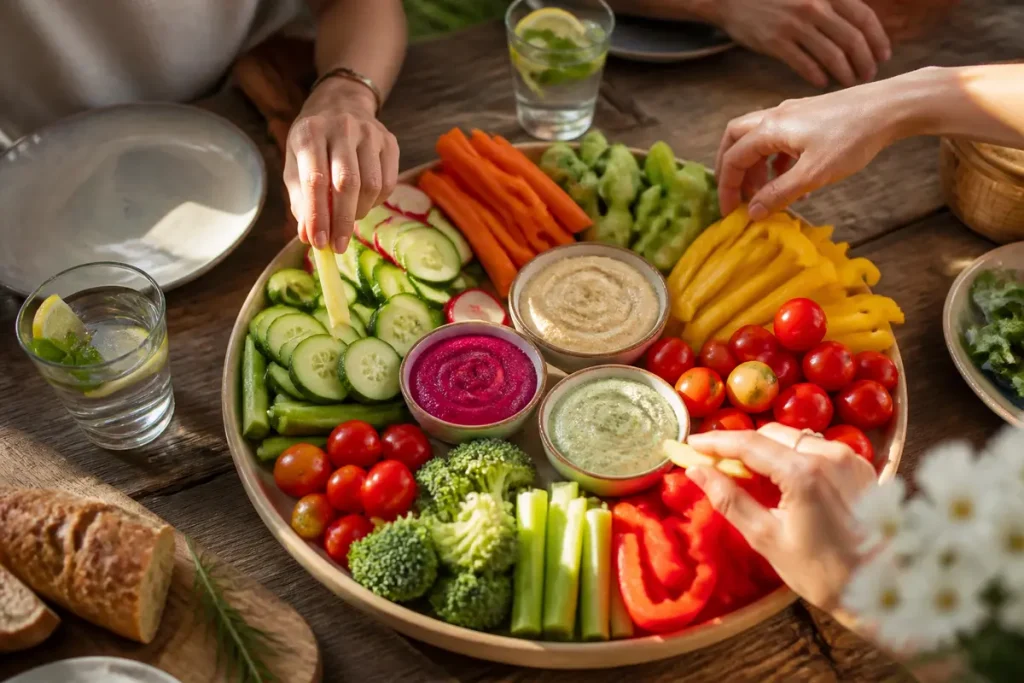 Présentation plateau légumes apéro : 10 idées faciles