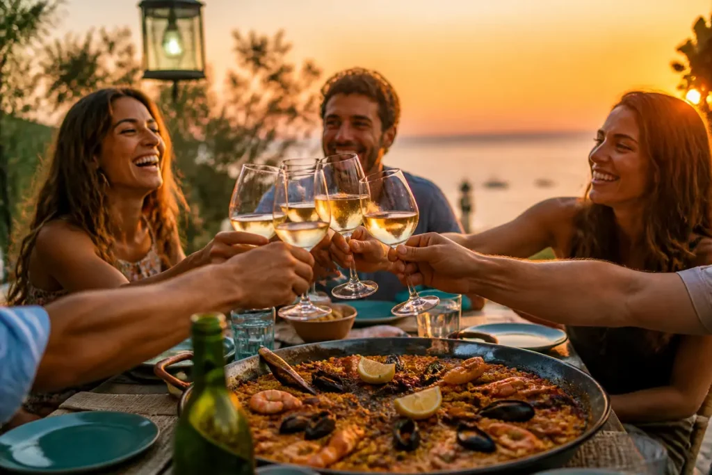 Que boire avec une paella : les meilleurs accords vinicoles